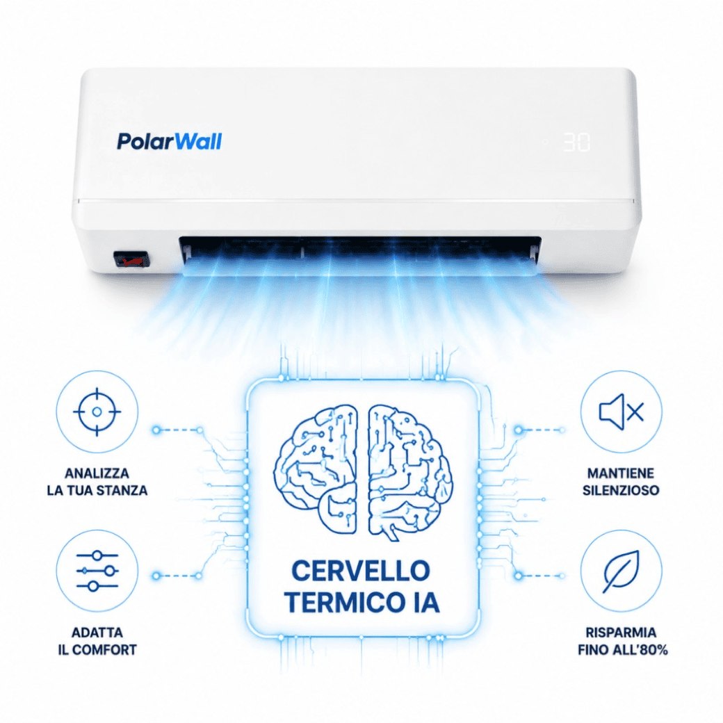 PolarWall — wall-mounted smart climate unit (4-in-1)